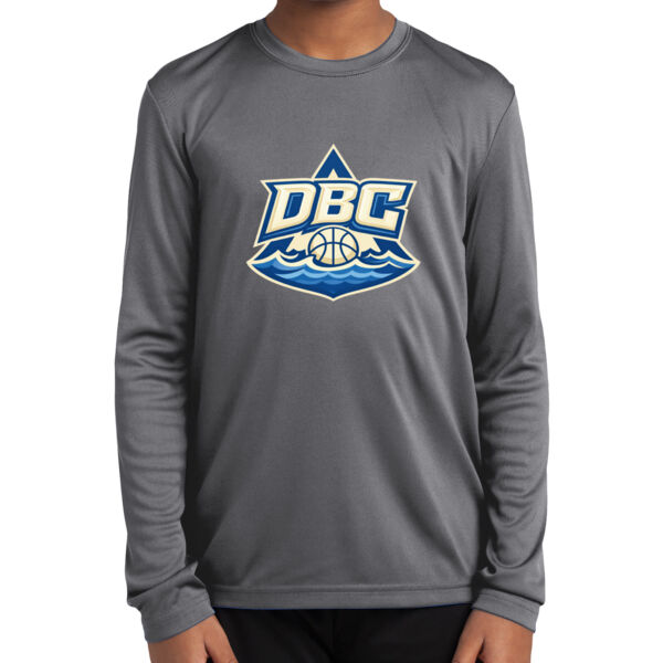 Delta Basketball Youth Long Sleeve PosiCharge Competitor Tee Thumbnail